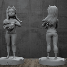 lou - çizgi roman çeşitli bd teyp çizilmiş julien neel sanat karakter komik şekil heykelcik 3d print model - Mito3D