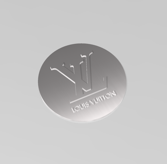 Louis Vuitton logo lv 3d print model - Mito3D