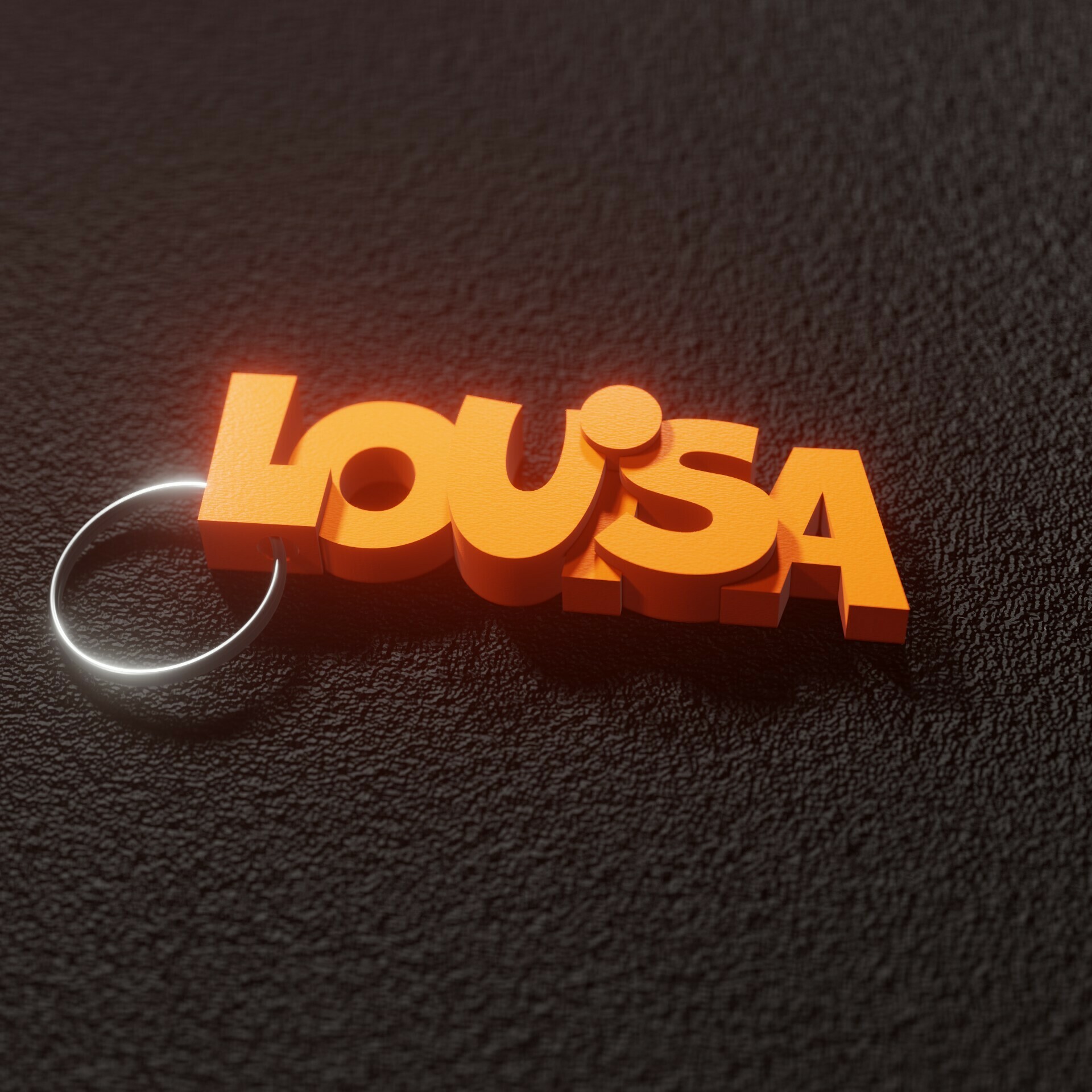 louisa - keyring Gadget keychain 3D print model - Mito3D