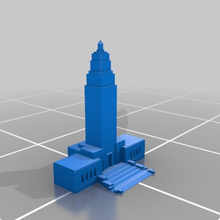 louisiana state capitol arquitetura edifícios de estruturas 3d print model - Mito3D