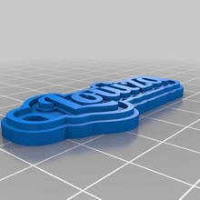 louiza Schmuck angepasst Schlüsselanhänger 3d print model - Mito3D