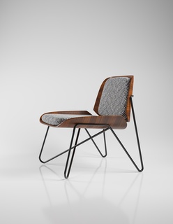 lounge chair model 3d textura fabric 3d print model - Mito3D