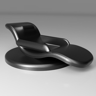 lounge chair minimalist 3d print model - Mito3D