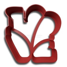 love cookie cutter cutting lyrics letter word 3d print model - Mito3D
