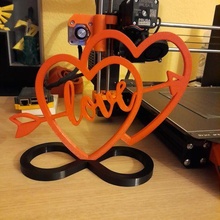 l'amour Saint Valentin journée st 3d print model - Mito3D