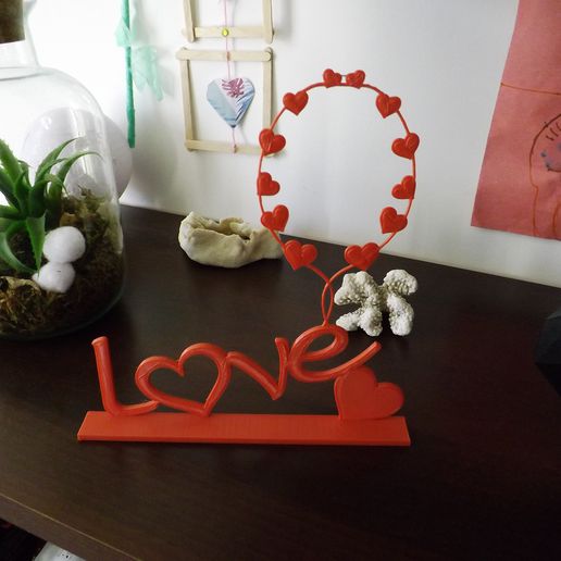 love heart st valentine 3D print model - Mito3D
