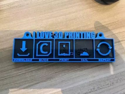love 3d printing funny 3d print model - Mito3D