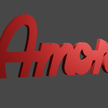amor 3d print model - Mito3D