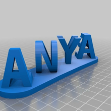 love anya customized signs_logos 3d print model - Mito3D