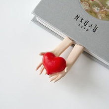 love bookmark home day valentines 3d print model - Mito3D