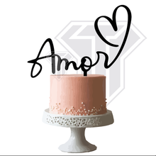 l'amour gâteau topper signe banal décoration amoureux valentines Saint Valentin 3d print model - Mito3D