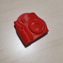 Aşk kamera anahtarlık anahtar Zincir Sanat oyuncak Vesika çerçeve 3d print model - Mito3D