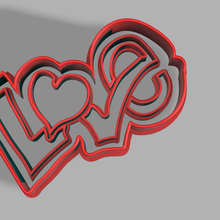 love cookie cutter home valentine's heart cookies sharp 3d print model - Mito3D