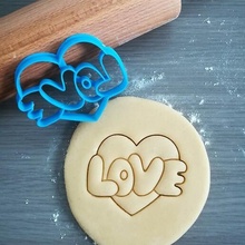 amore biscotto taglierina San Valentino matrimonio cottura Impasto forma cucina infornare biscotti speculoos 3d print model - Mito3D