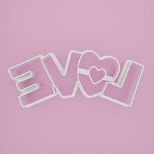 love cookie cutter valentine heart cute sweet naughty sex 3d print model - Mito3D