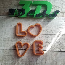 amor cortadores de cookie a casa o dia dos namorados corações cookies 3d print model - Mito3D