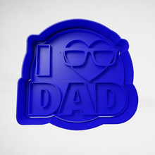 love dad cookie cutters moulds cookie cutter happy day father's day father s day