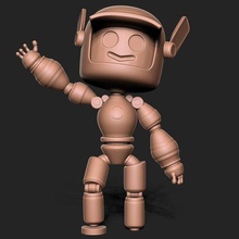 amar morte robôs kvrc amorreathrobots 3dprint imprimível scifi crianças brinquedo netflix armable miniaturas estatuetas 3d print model - Mito3D