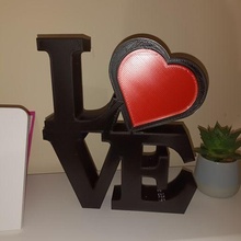 love decoration heart 3d print model - Mito3D