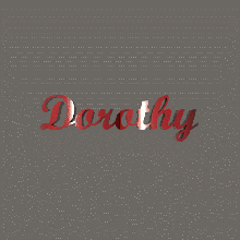 amar Dorothy arte coração namorados texto giro 3d print model - Mito3D