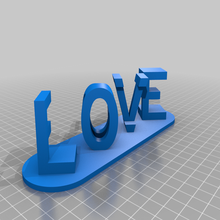 Aşk erie 3d ambigram özelleştirilmiş işaretler_logları 3d print model - Mito3D