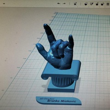 love hand art 3d print model - Mito3D