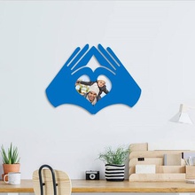 love hands photo frame gadget family memories pictures picture living home 3d 2d decor decoration wall artistic art photos heart kids room 3d print model - Mito3D