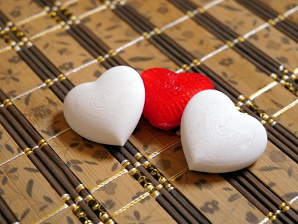 love heart high res fashion 3d print model - Mito3D