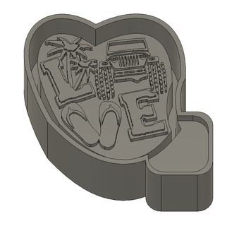 love jeep Various freshie mold 3d print model - Mito3D