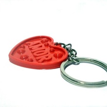 love keychain key ring valentine's day chain 3d print model - Mito3D