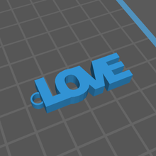 love keyring keyrings accessories gifts 3d print model - Mito3D