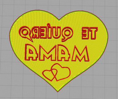 l'amour maman timbre mère journée coupeur joint 1 biscuit mères heureux 3d print model - Mito3D