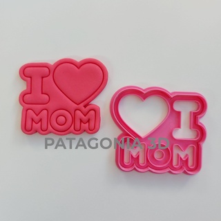 l'amour maman v2 coupeur mère journée cœur heureux cadeau Créatif cuisson gâteau décoration exclusif conception 3d print model - Mito3D