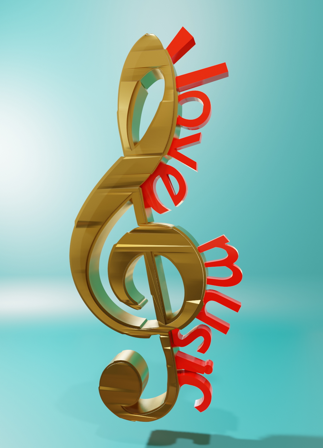 love music jewelry decorative ronaldosoares 3D print model - Mito3D
