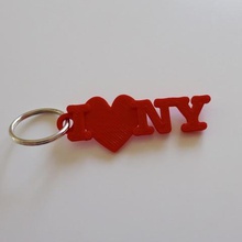 love ny gadget ciudad de nueva york llavero anillo claves 3d print model - Mito3D