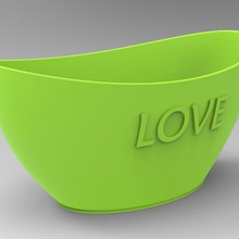 Liebe office-Topf home 3d print model - Mito3D
