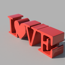Aşk süs ev halkı 3d print model - Mito3D