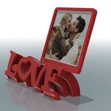 love photo holder gadget love photo holder saint valentin 3d print model - Mito3D
