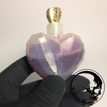 love potion no 19 - valentine's day 2019 game props valentines gifts valentinesday valentine small bottle perfume magic low poly heart shaped gift flask crystal container ars moriendi 3d arsmoriendi3d 3d print model - Mito3D