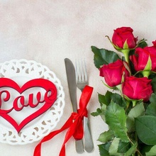Aşk romantik bardak tabak süs sevgililer gün hediye 3d print model - Mito3D