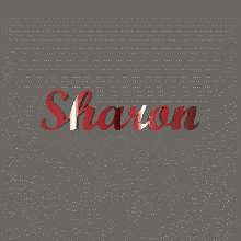 amar Sharon arte coração namorados texto giro 3d print model - Mito3D