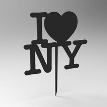 love york topper easter cutting cookies cookie cutter i nyc 3d print model - Mito3D