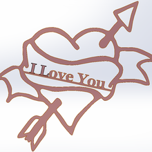 l'amour de vous outil vous-l'amour-art 3d print model - Mito3D