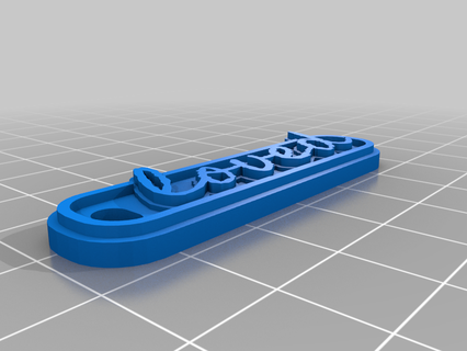 loved keychain customized keychains 3d print model - Mito3D