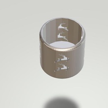 lovely candleholder home art house 3d print model - Mito3D