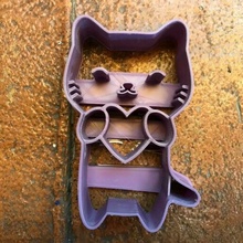 lovely cat cookie cutter starwars star wars baby yoda collection xmas holiday christmas mandalorian themandalorian disney lucasfilm fanart cute santa claus santaclaus cookies diy darth vader kylo rey stylized cartoon toon sweet sanvalentine love heart puzzle puzzles artistic happy 3d print model - Mito3D