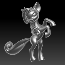 belle licorne cabr hd art figurine de dragon toy le buste 3d print model - Mito3D