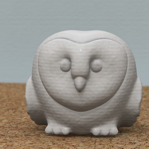 precioso búho varios 3D print model - Mito3D