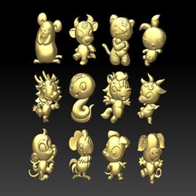 lovely version zodiac pendant jewelry 3d print model - Mito3D