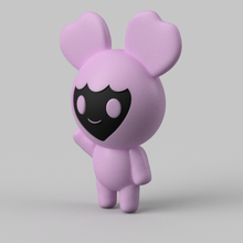 lovely  lovely series rabbits adorable pink happy  nice 3d print model - Mito3D